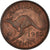 Coin, Australia, Penny, 1952