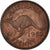 Münze, Australien, Penny, 1952