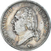 Coin, France, Louis XVIII, 5 Francs, 1824, Lille, VF(30-35), Silver, KM:711.13