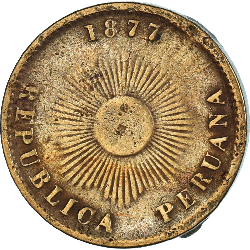 Coin, Peru, Centavo, 1877