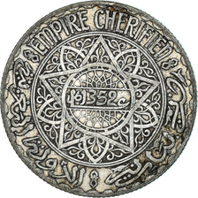 Moneta, Marocco, 10 Francs, 1352, Paris, MB+, Argento, KM:38