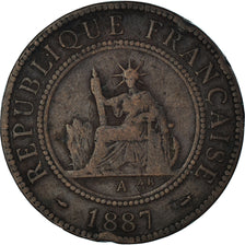 Monnaie, Indochine Française, Cent, 1887