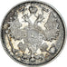 Monnaie, Russie, Nicholas II, 15 Kopeks, 1916, Saint-Petersburg, SUP, Argent