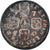 Moneda, LIEJA, John Theodore, Liard, 1750, Liege, Frappe décentrée, BC+