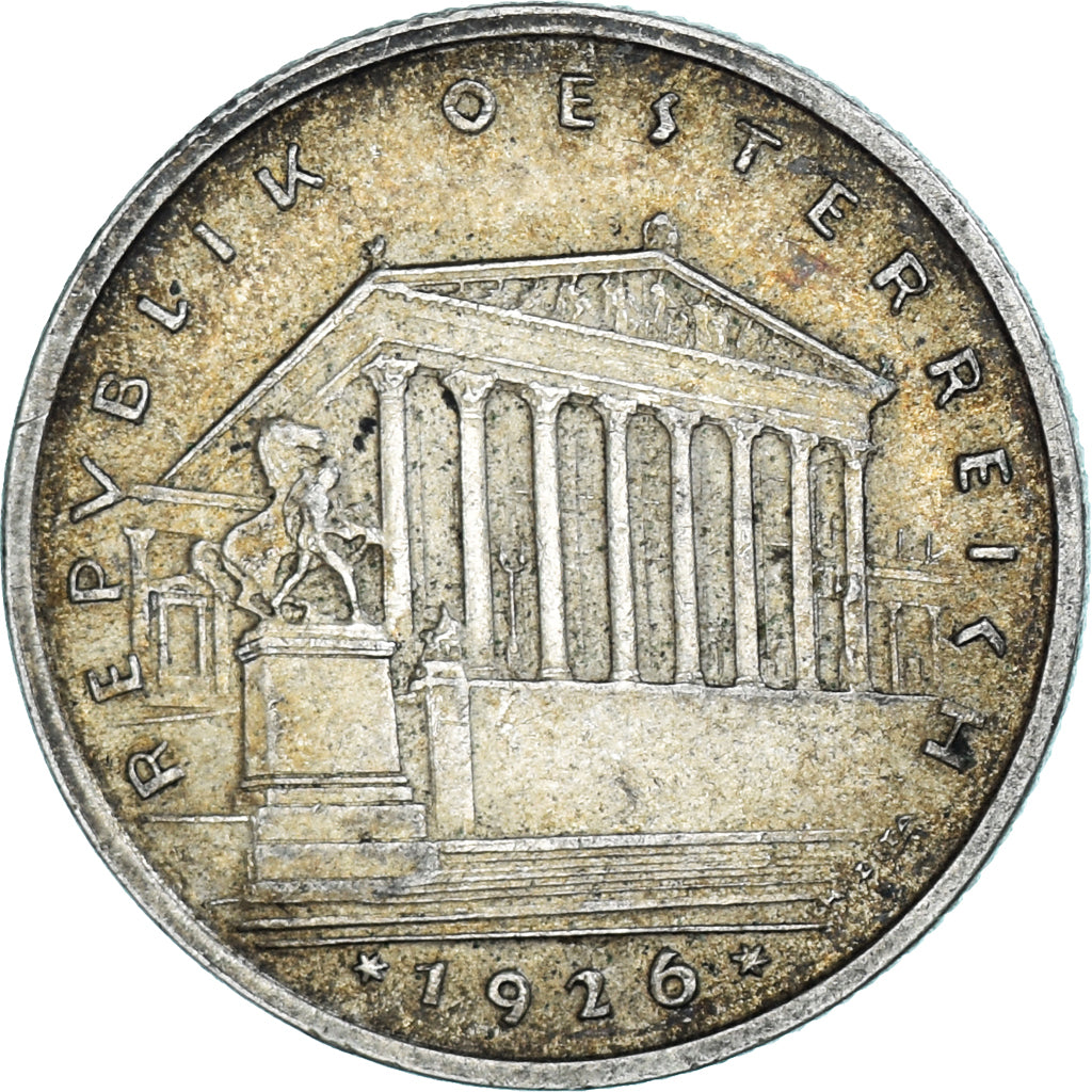 Coin, Austria, Schilling, 1926, EF(40-45), Silver, KM:2840