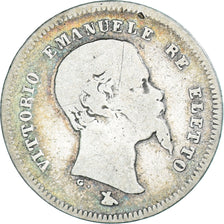 Münze, Italien Staaten, Vittorio Emanuele II, 50 Centesimi, 1860, Florence, S