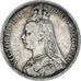 Münze, Großbritannien, Victoria, Crown, 1891, London, S+, Silber, KM:765