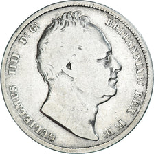 Münze, Großbritannien, William IV, 1/2 Crown, 1836, London, SGE+, Silber