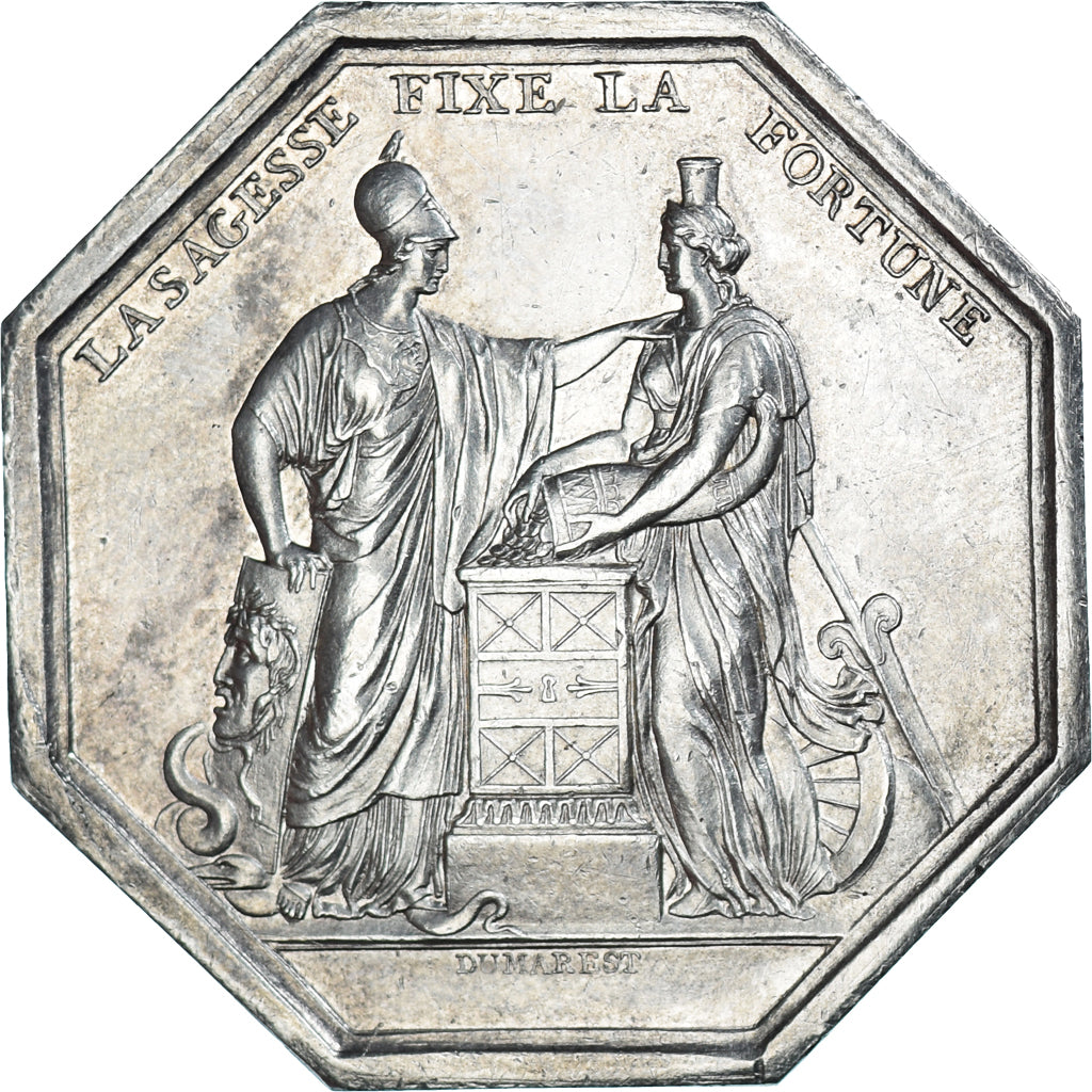 Frankrijk, Medaille, Banque de France, 1800, Dumarest, PR, Zilver