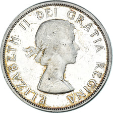 Münze, Kanada, Elizabeth II, Dollar, 1963, Royal Canadian Mint, Ottawa, SS+
