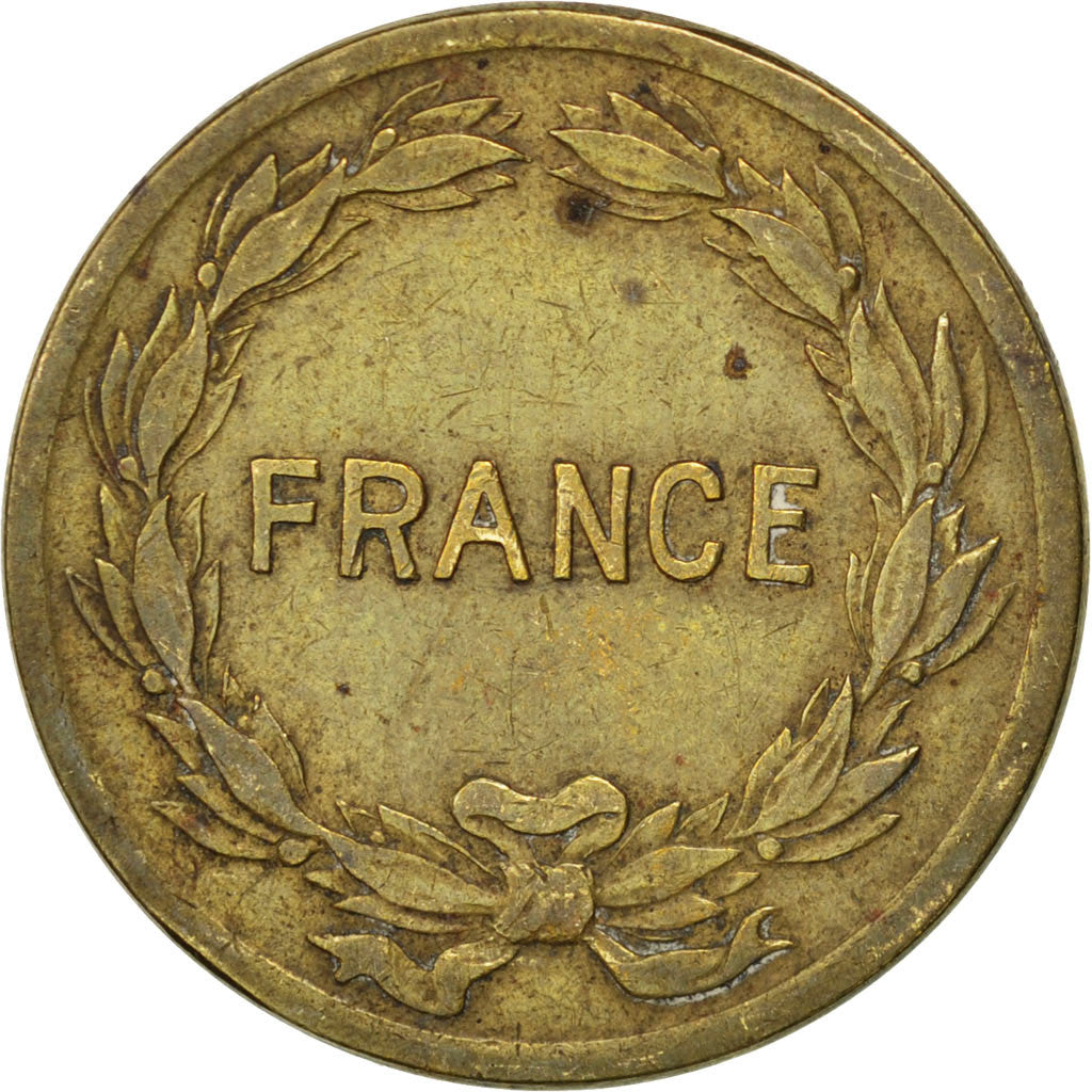 Münze, Frankreich, France Libre, 2 Francs, 1944, Philadelphia, S+, Messing