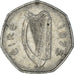 Moneta, Irlanda, 50 Pence, 1975