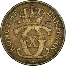 Moneta, Danimarca, Christian X, 2 Kroner, 1939, Copenhagen, BB