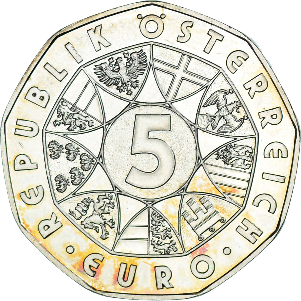 Österreich, 5 Euro, 2009, Vienna, UNZ, Silber, KM:3177