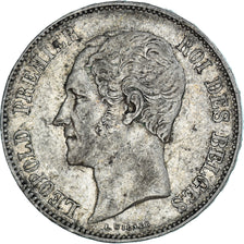 Moneta, Belgio, Leopold I, 5 Francs, 1850, BB, Argento, KM:17