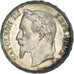 Moneta, Francia, Napoleon III, 5 Francs, 1868, Paris, MB+, Argento, KM:799.1
