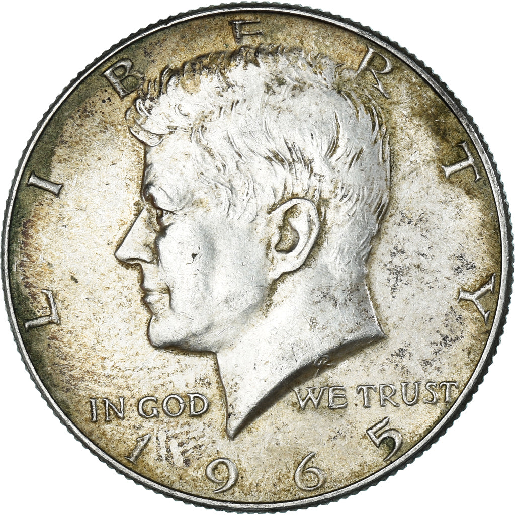 Moeda, Estados Unidos da América, Half Dollar, 1965