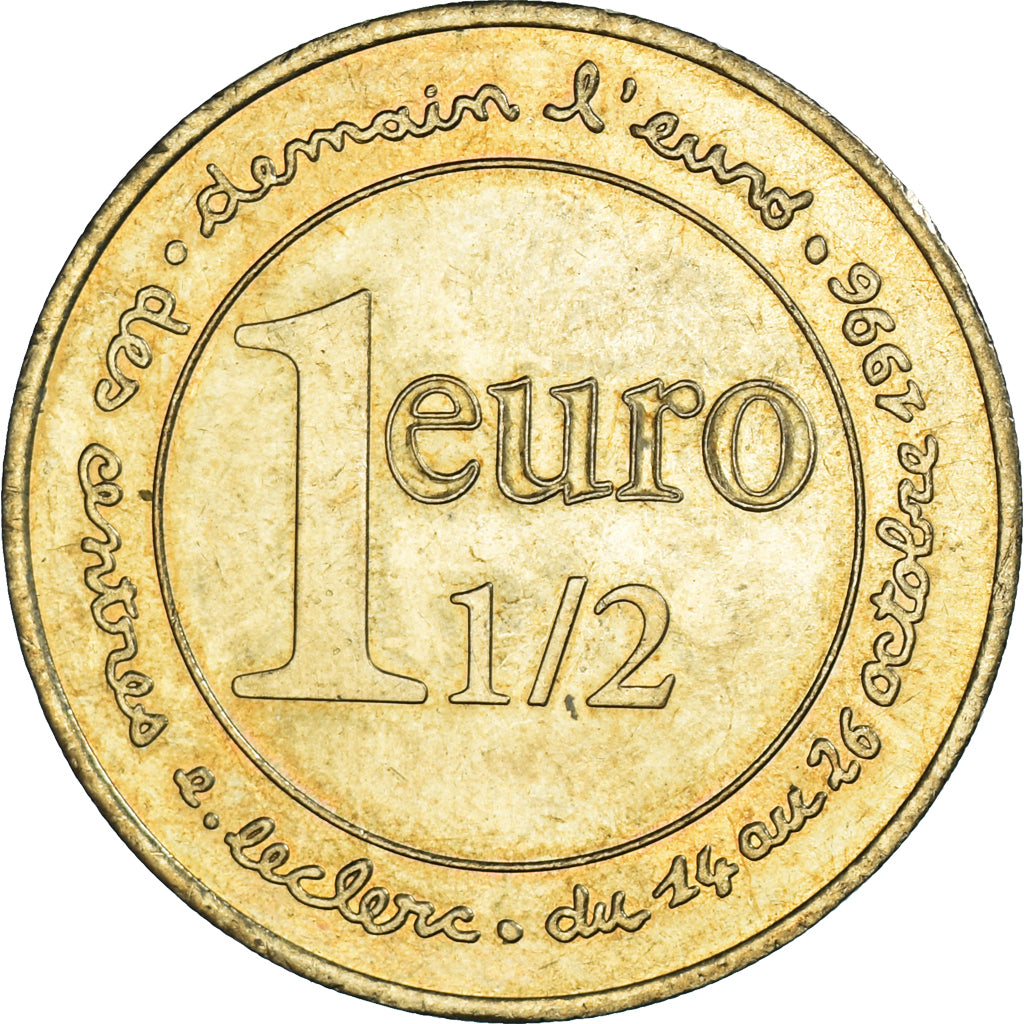 Francia, 1-1/2 Euro, Euro des Villes, 1996, Demain l'Euro, SPL-, N.C.