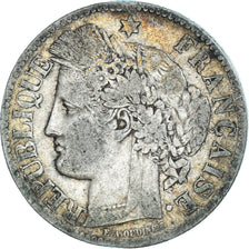 Coin, France, Cérès, 2 Francs, 1887, Paris, VF(30-35), Silver, KM:817.1