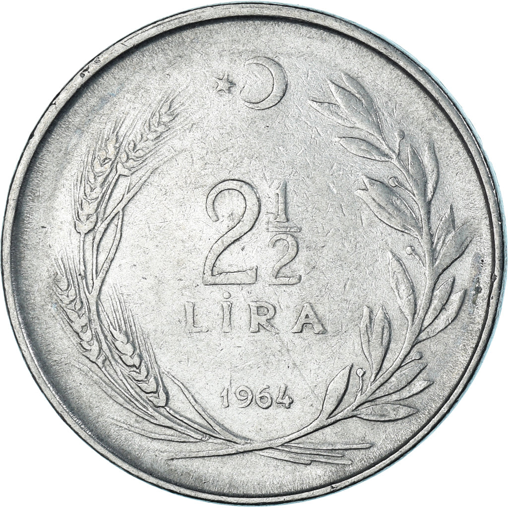 Moneta, Turchia, 2-1/2 Lira, 1964