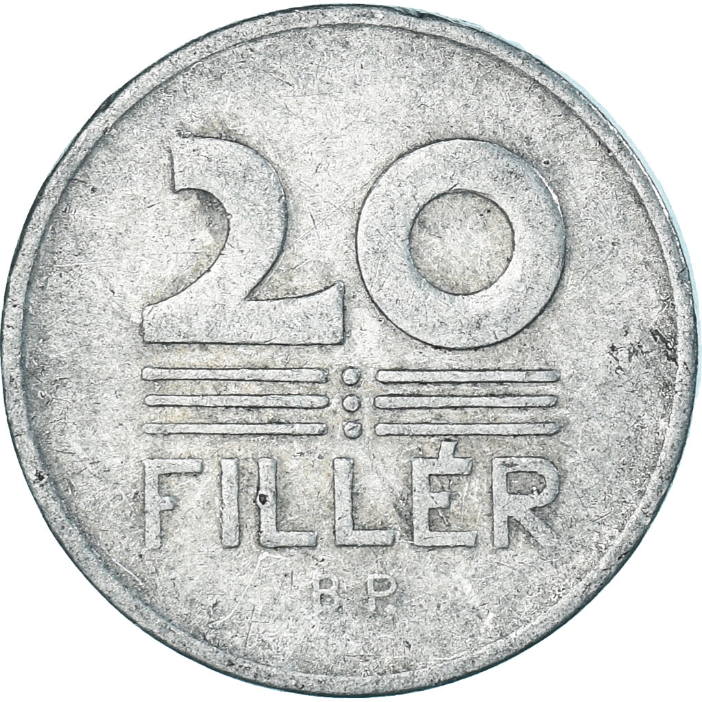 Moneda, Hungría, 20 Fillér, 1961