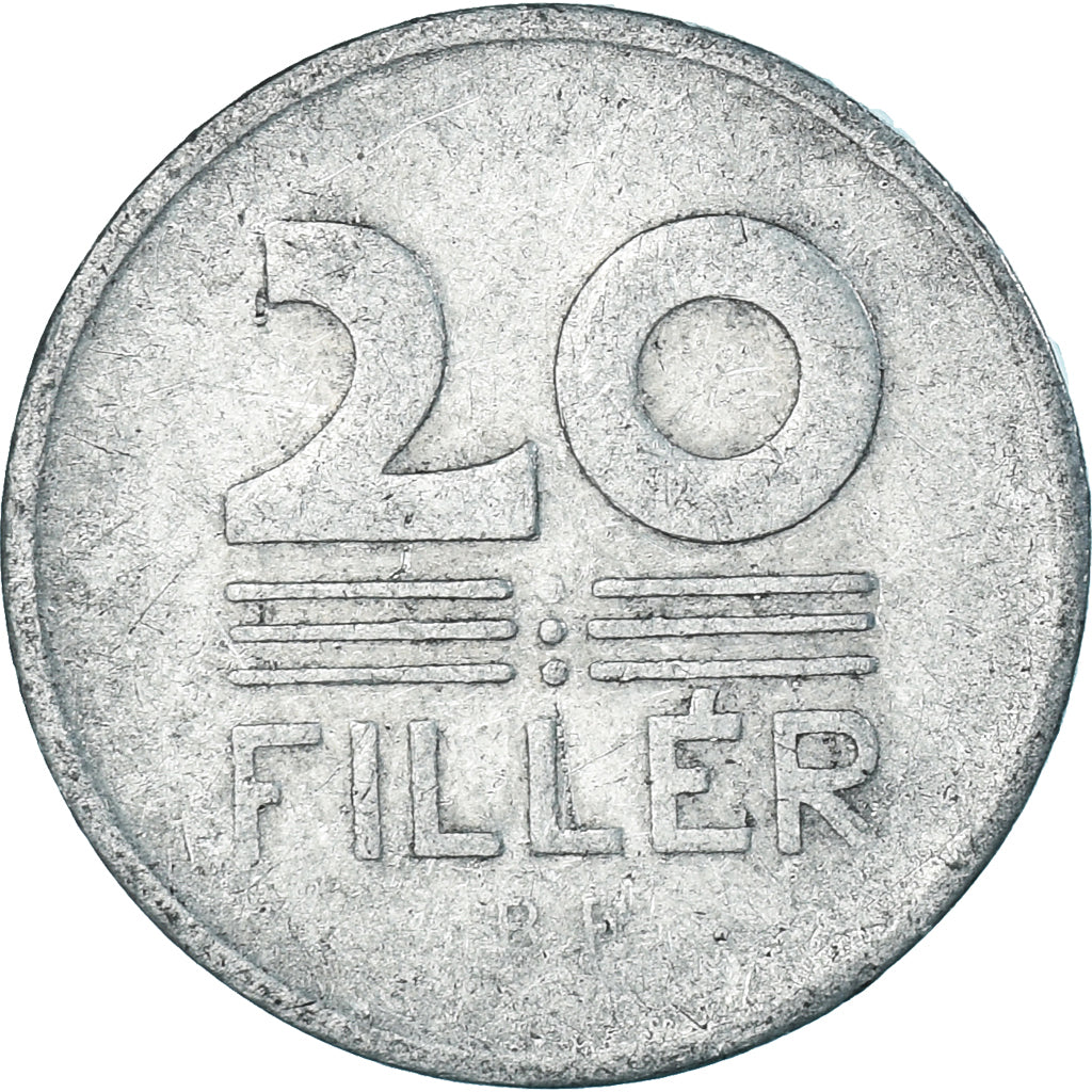 Moeda, Hungria, 20 Fillér, 1964