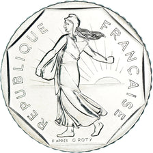 Moneta, Francja, Semeuse, 2 Francs, 1988, Paris, MS(64), Nikiel, KM:942.1