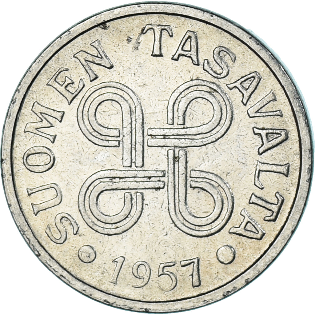 Monnaie, Finlande, 5 Markkaa, 1957