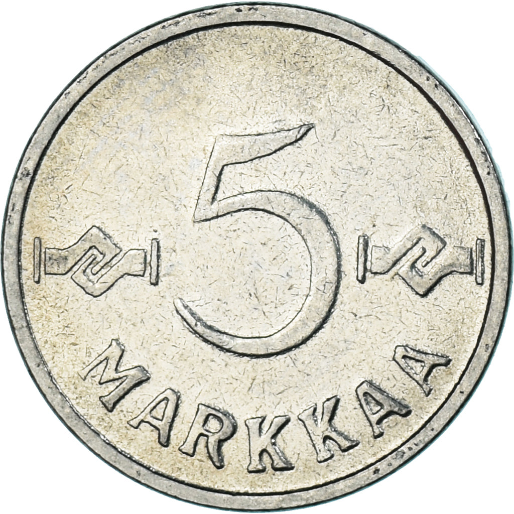 Monnaie, Finlande, 5 Markkaa, 1957