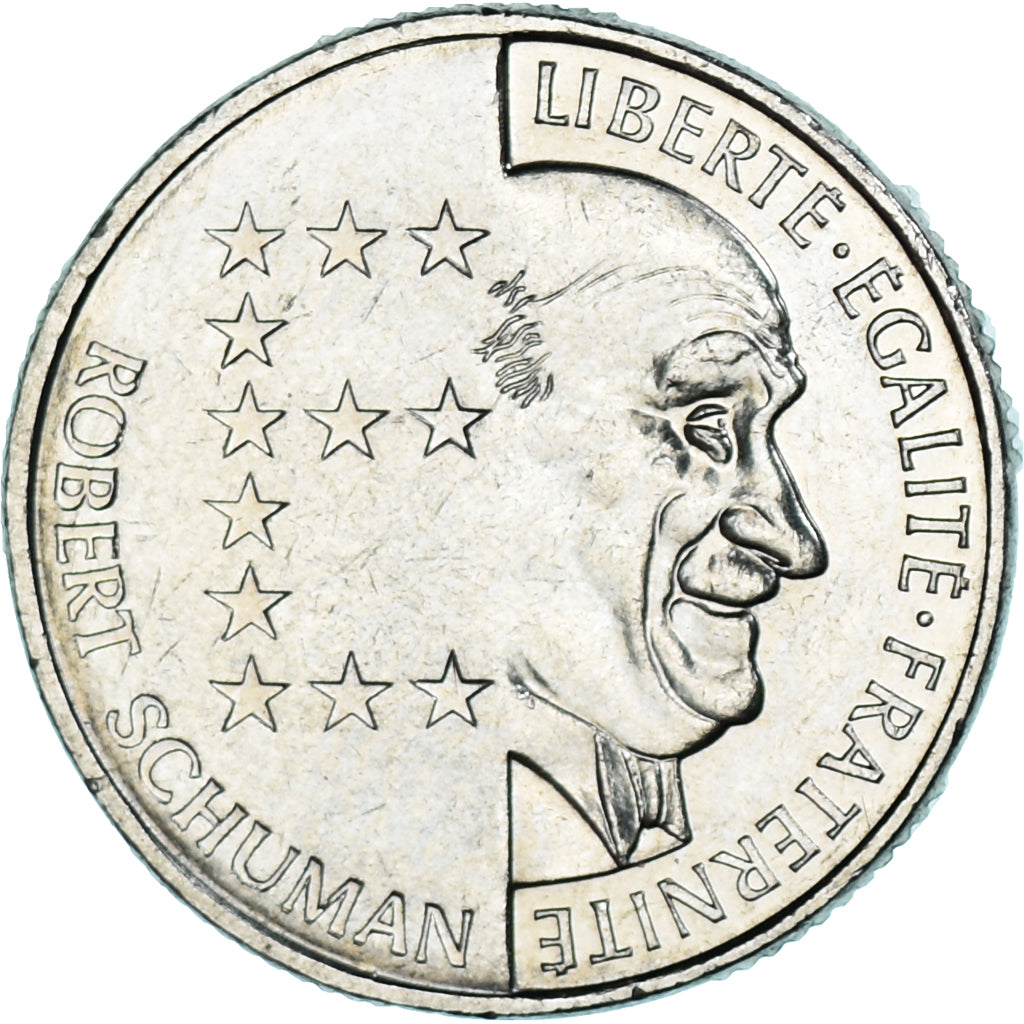 Münze, Frankreich, Schumann, 10 Francs, 1986, VZ, Nickel, KM:958, Gadoury:825