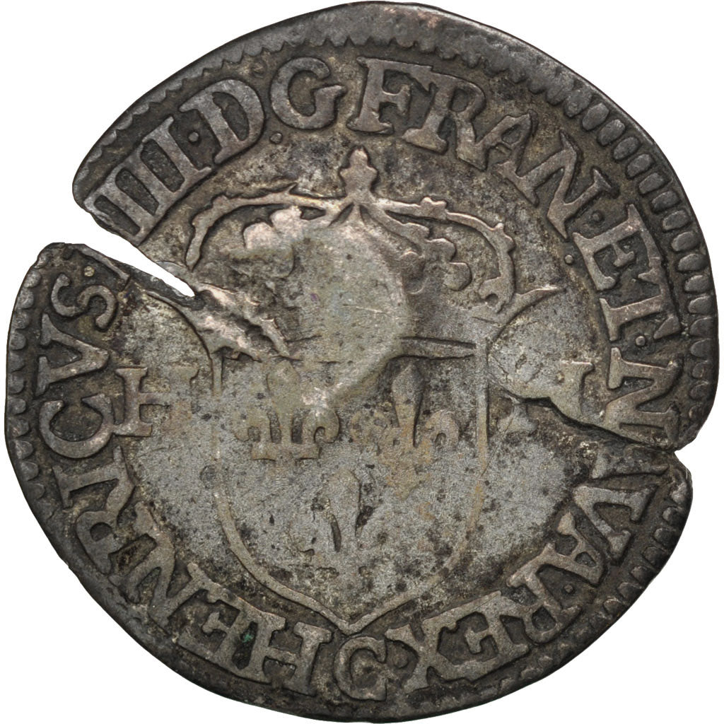 FRANCE, 15 Denarius, VF(30-35), Billon, Gadoury #21, 2.19