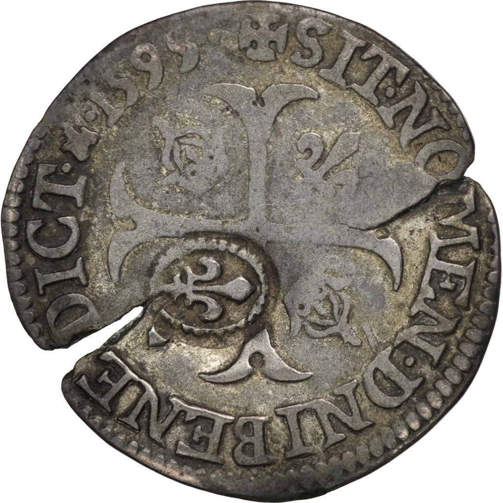FRANCE, 15 Denarius, VF(30-35), Billon, Gadoury #21, 2.19