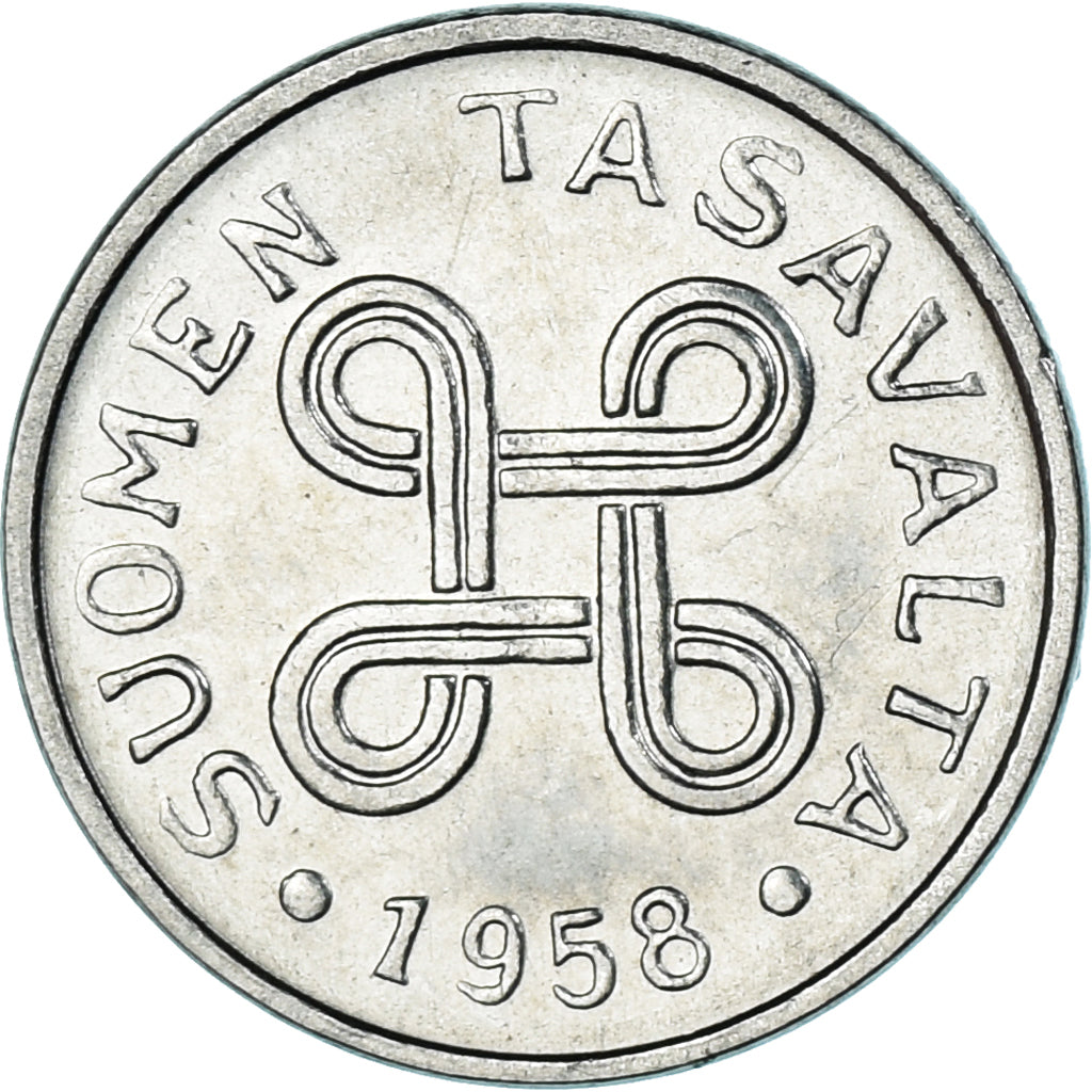 Munten, Finland, Markka, 1958