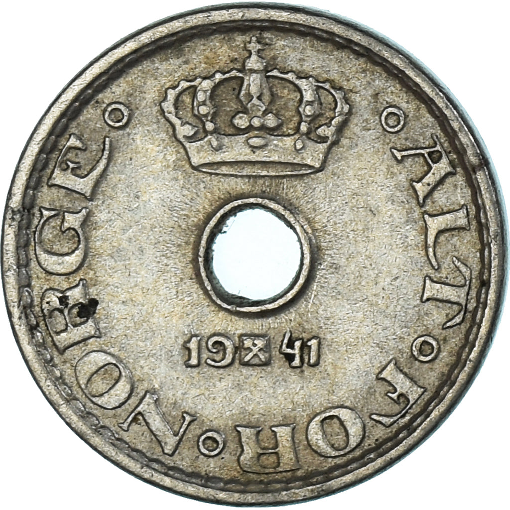 Monnaie, Norvège, 10 Öre, 1941