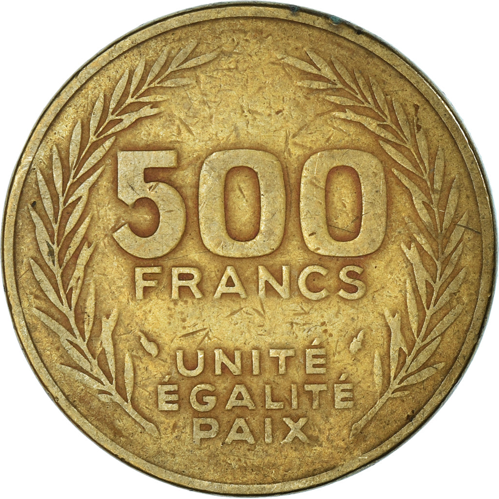 Munten, Djibouti, 500 Francs, 1989