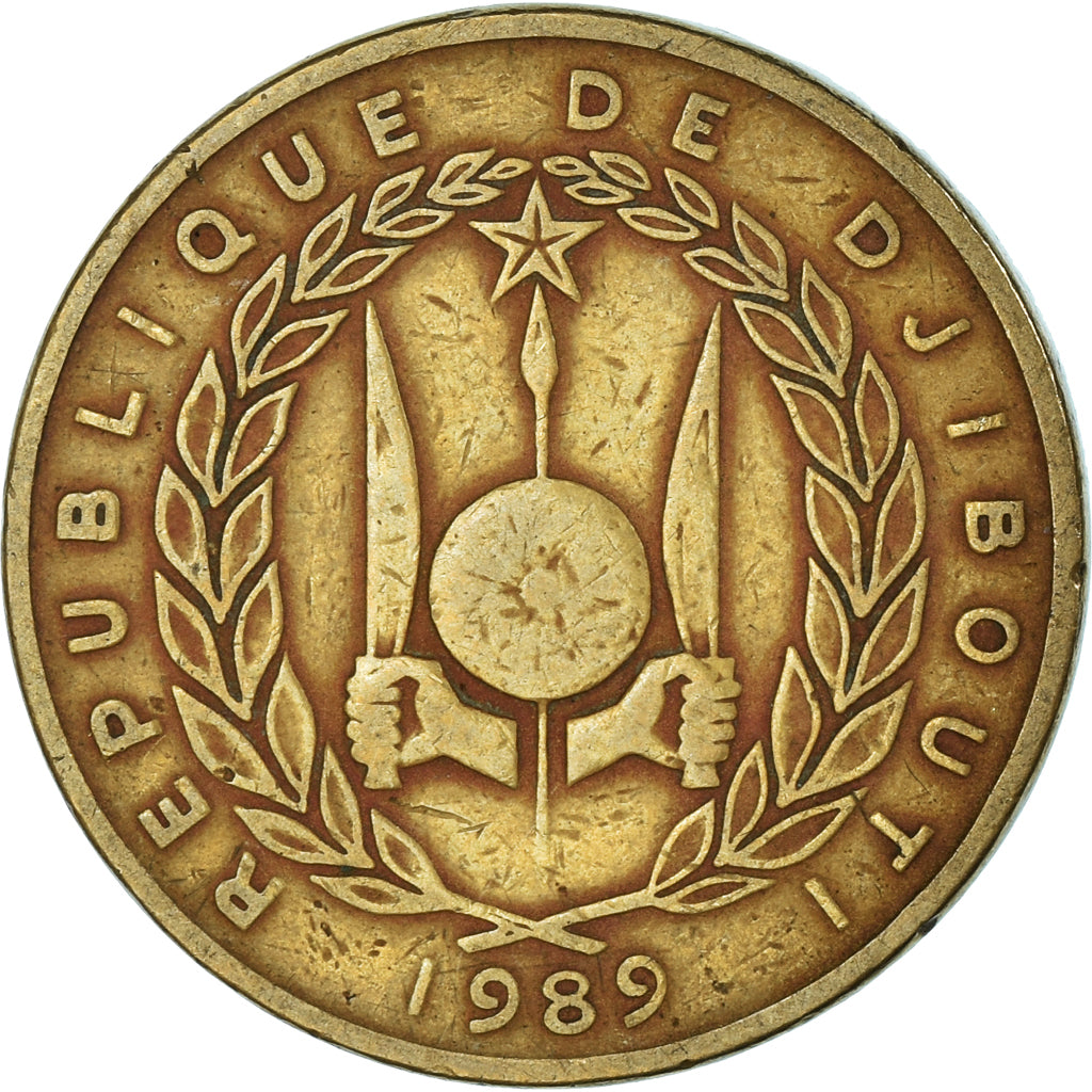 Monnaie, Djibouti, 500 Francs, 1989