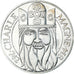 Coin, France, Charlemagne, 100 Francs, 1990, Paris, MS(63), Silver, KM:982