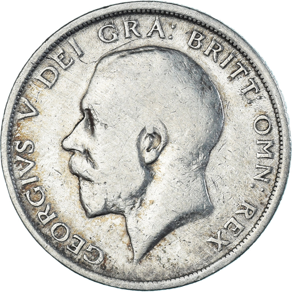 Coin, Great Britain, George V, 1/2 Crown, 1919, British Royal Mint, VF(20-25)