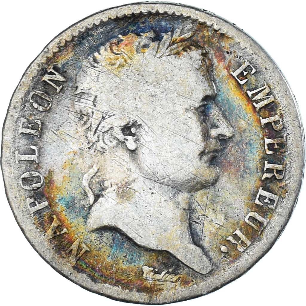 Coin, France, Napoléon I, Franc, 1810, Paris, VF(20-25), Silver, KM:692.1
