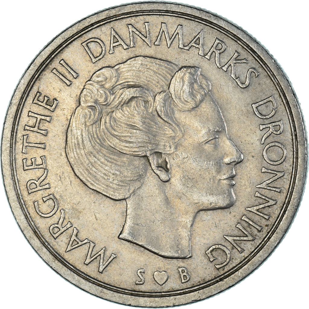 Coin, Denmark, 5 Kroner, 1977
