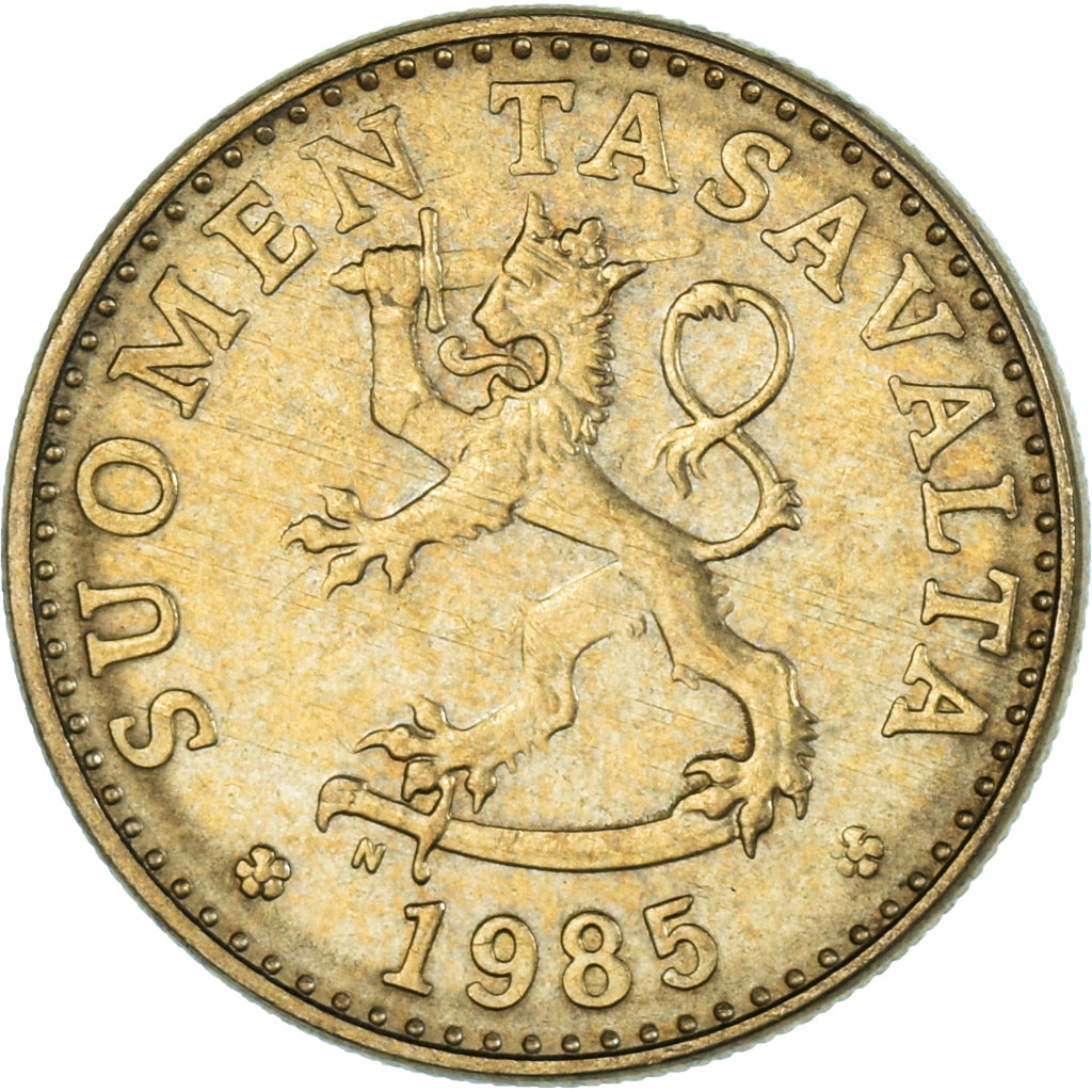 Moneda, Finlandia, 20 Pennia, 1985