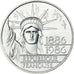Coin, France, Statue de la Liberté, 100 Francs, 1986, MS(63), Silver, KM:960