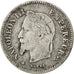 FRANCE, Napoléon III, 20 Centimes, 1867, Strasbourg, KM #808.2, VF(20-25), S...
