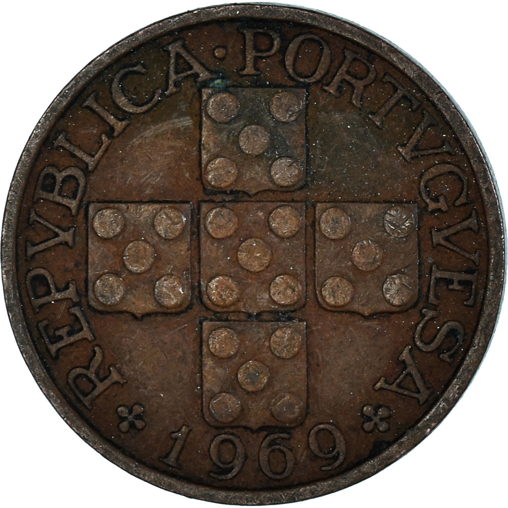 Münze, Portugal, 20 Centavos, 1969