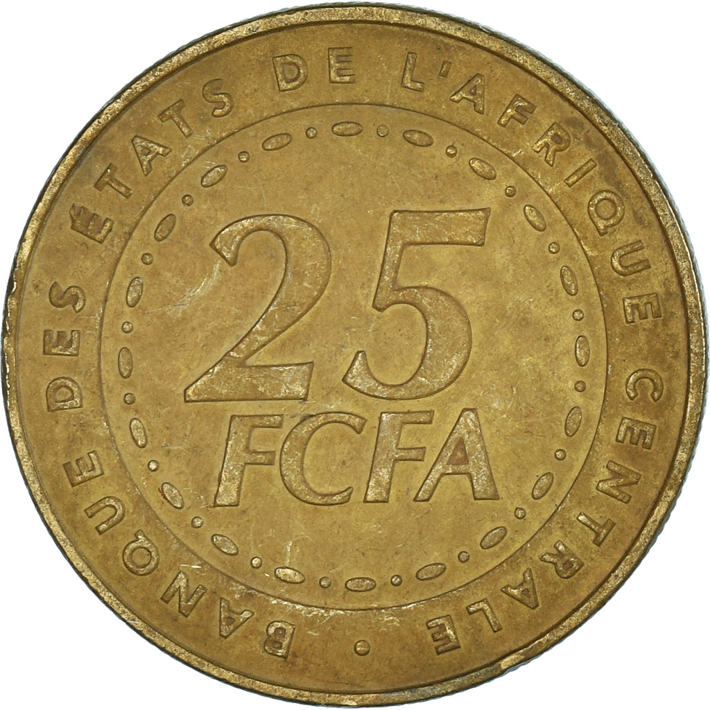 Coin, Central African States, 25 Francs, 2006