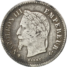 Moneta, Francia, Napoleon III, Napoléon III, 20 Centimes, 1867, Strasbourg