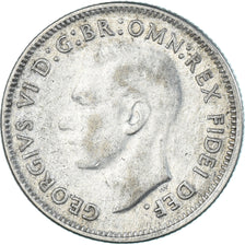 Coin, Australia, George VI, Shilling, 1952, Melbourne, EF(40-45), Silver, KM:46