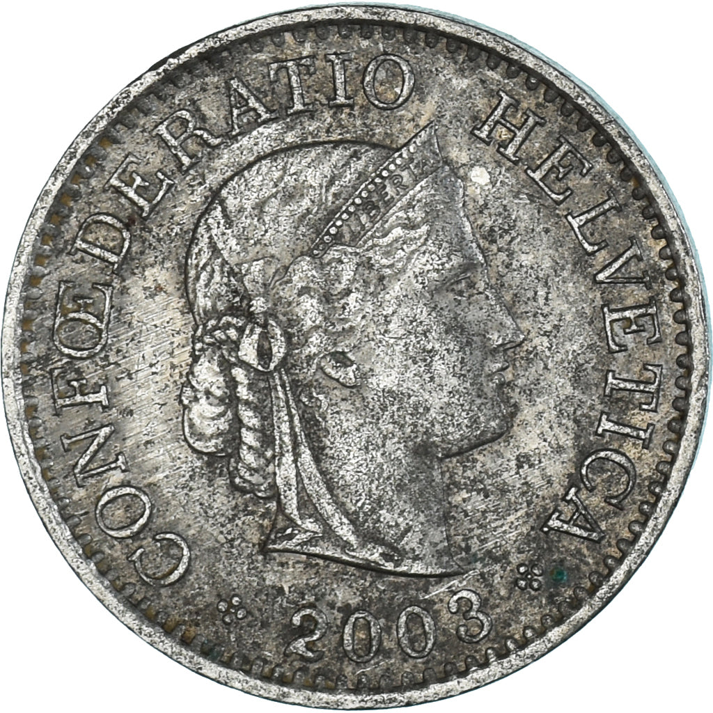 Münze, Schweiz, 10 Rappen, 2003