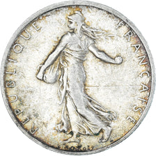 Münze, Frankreich, Semeuse, 2 Francs, 1908, Paris, S, Silber, KM:845.1