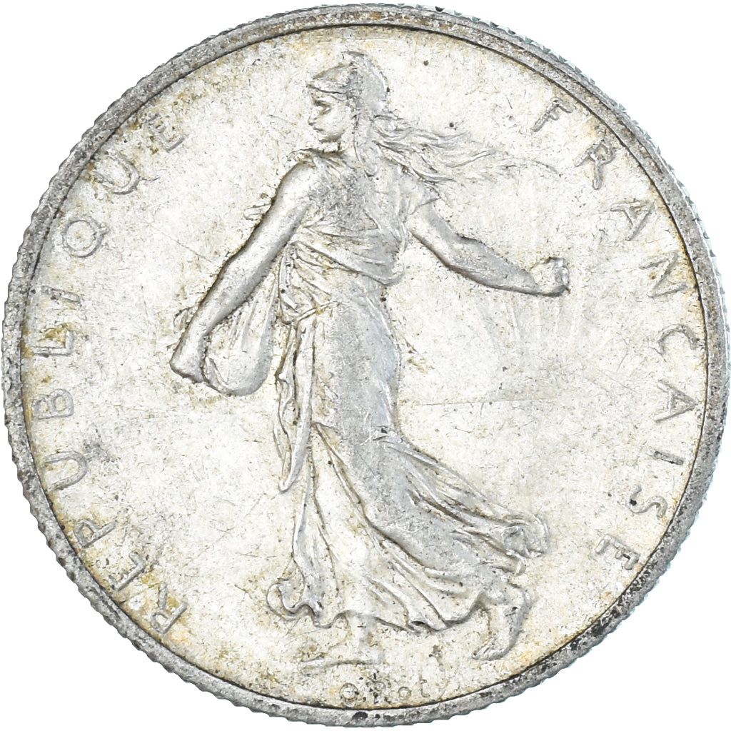Coin, France, Semeuse, 2 Francs, 1915, Paris, EF(40-45), Silver, KM:845.1